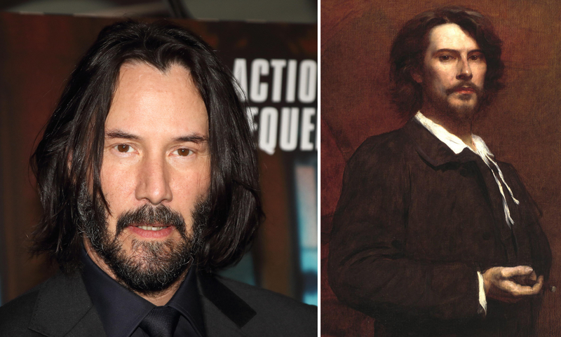 Keanu Reeves und der französische Schauspieler Paul Mounet | Alamy Stock Photo by SOPA Images Limited & Art Collection 2