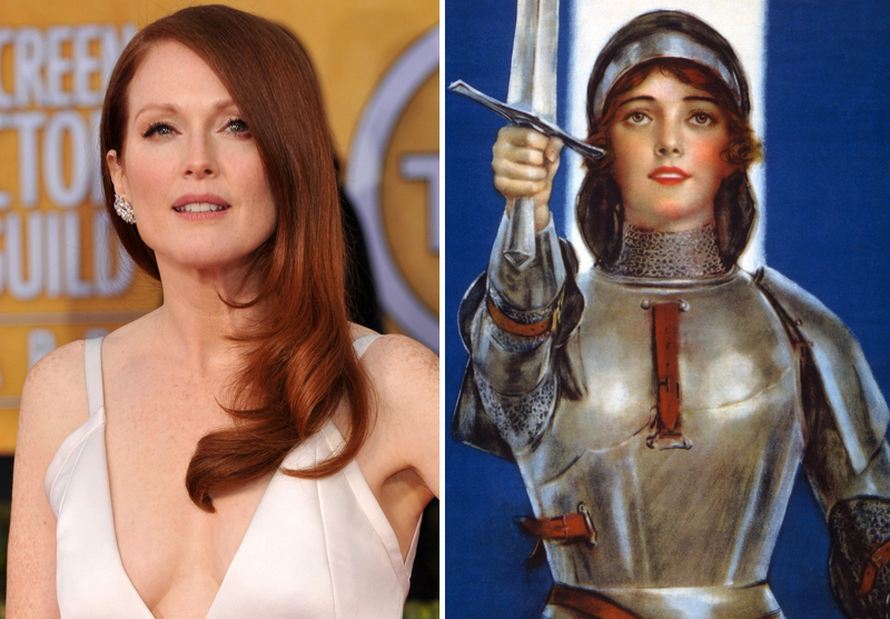 Julianne Moore und Joan of Arc | Alamy Stock Photo by Elizabeth Goodenough/Everett Collection & Fine Art Images/Heritage Images