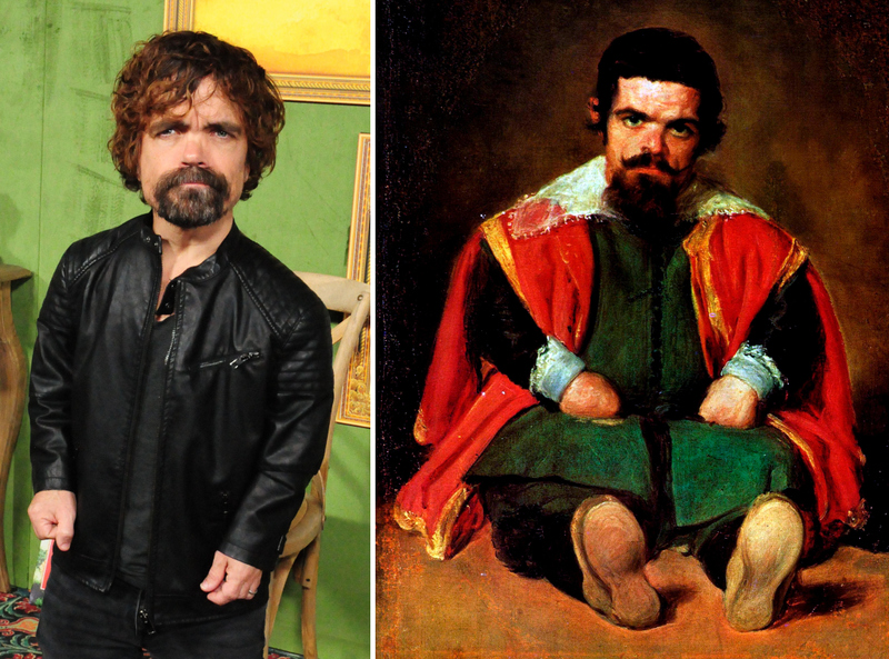 Peter Dinklage und Hofnarr Sebastian de Morra | Alamy Stock Photo by Barry King & World History Archive