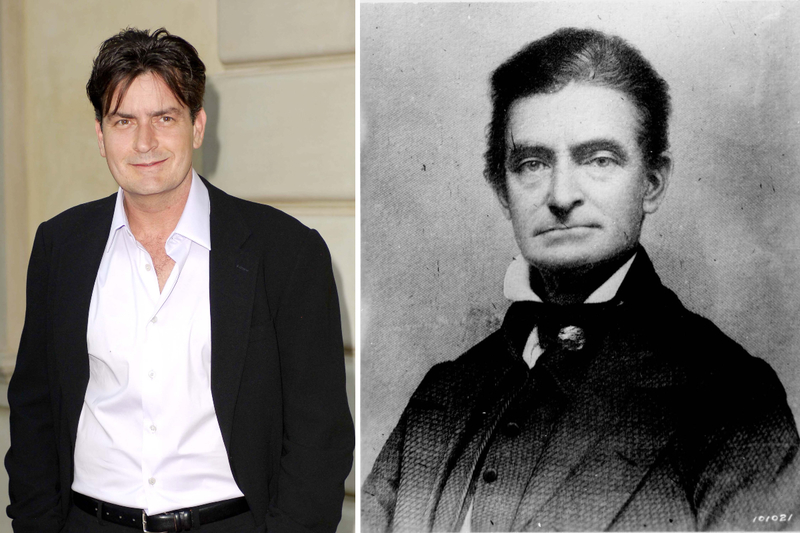 Charlie Sheen und John Brown | Alamy Stock Photo by Michael Germana/Globe Photos/ZUMAPRESS & The History Collection