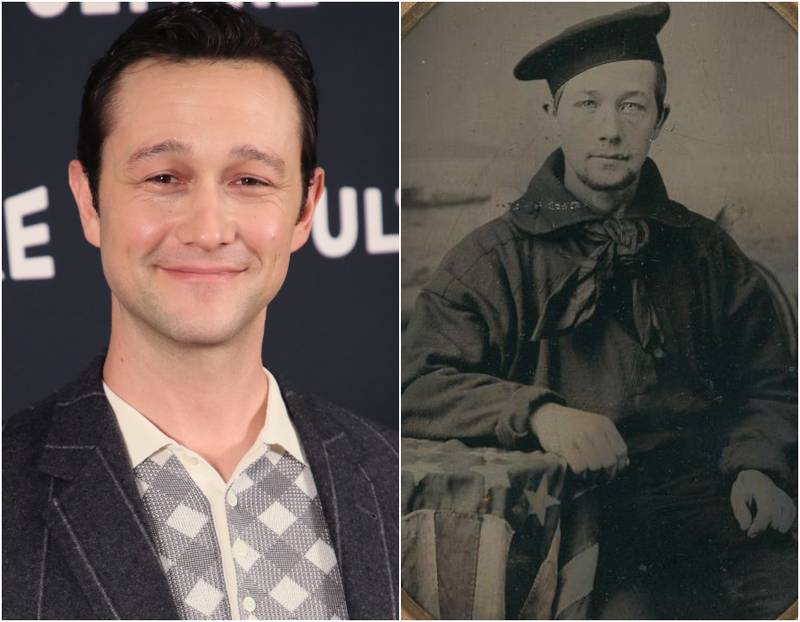 Joseph Gordon-Levitt und junger Bürgerkriegssoldat | Getty Images Photo by David Livingston & Flickr Photo by The Library of Congress