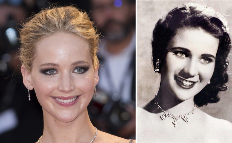 Jennifer Lawrence und die ägyptische Schauspielerin Zubaida Tharwat | BAKOUNINE/Shutterstock & Alamy Stock Photo by Historic Collection