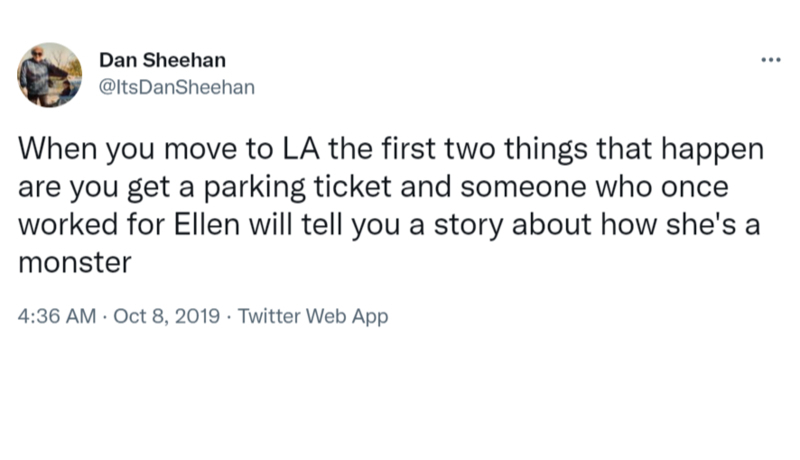 Dan Sheehan expuso a Ellen en 2019 | Twitter/@ItsDanSheehan