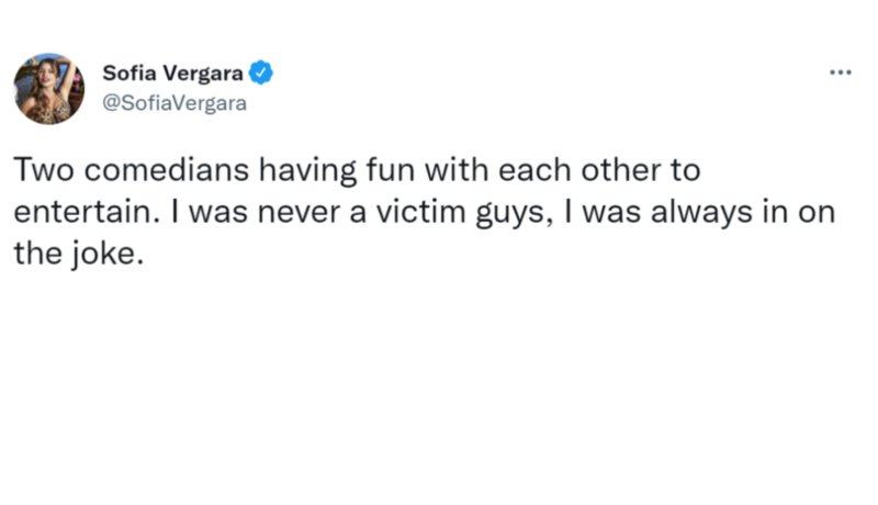 Sofia Vergara siempre estuvo predispuesta a las bromas | Twitter/@SofiaVergara