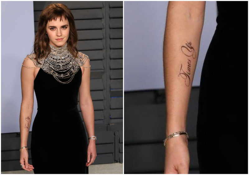 Emma Watson’s Time to Get Her Ink Fixed | Getty Images Photo by Toni Anne Barson