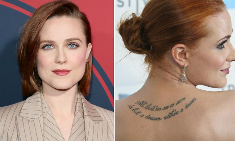 Evan Rachel Wood's Philosophical Statement | Getty Images Photo by Jean Baptiste Lacroix & Miro Vrlik Photography/Shutterstock