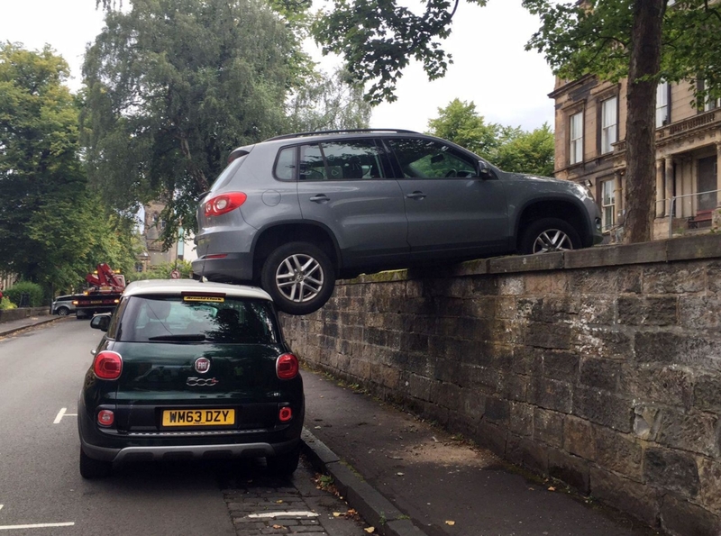 Double Decker Parking | Alamy Stock Photo