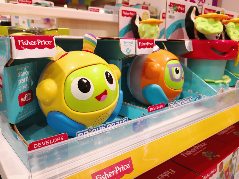 Fabricado en el extranjero: Juguetes Fisher-Price | AngieYeoh/Shutterstock