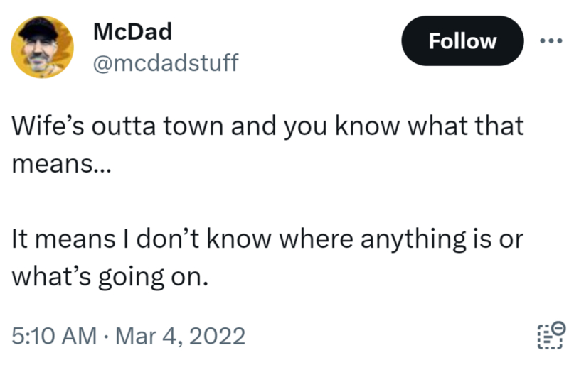 I'm Not Built for This Kind of Thing | Twitter/@mcdadstuff