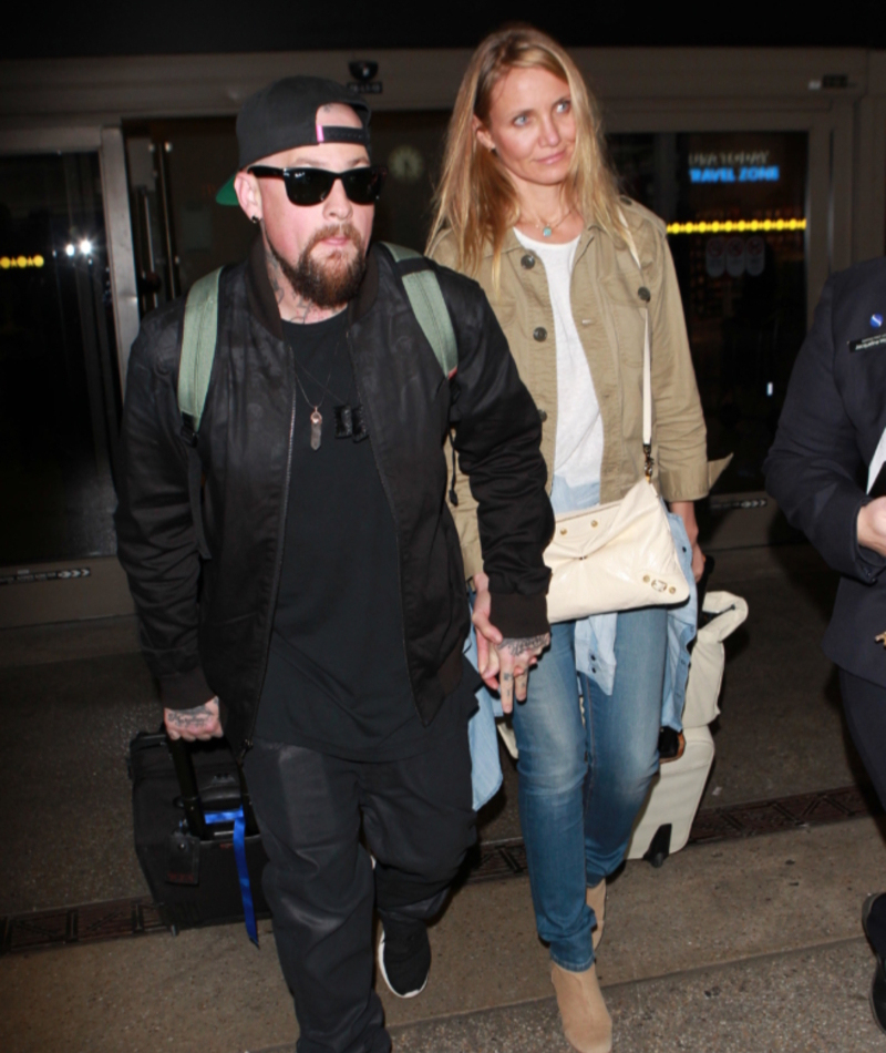 Cameron Diaz y Benji Madden | Alamy Stock Photo by WENN Rights Ltd