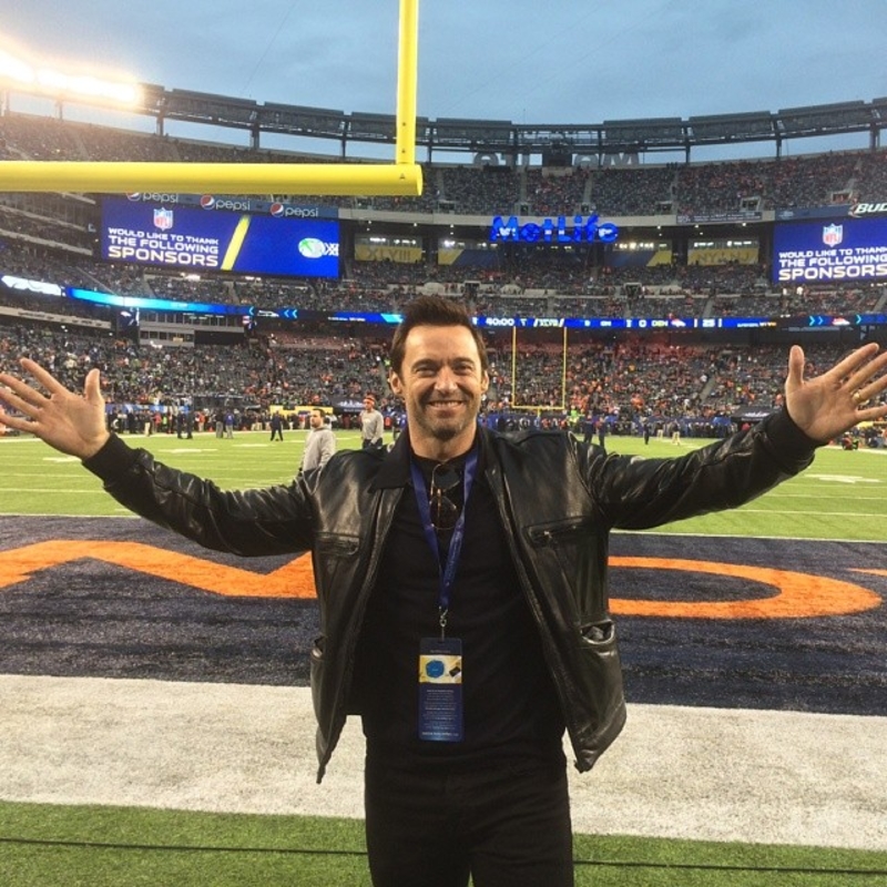 Cheering on Plenty of Teams | Instagram/@thehughjackman