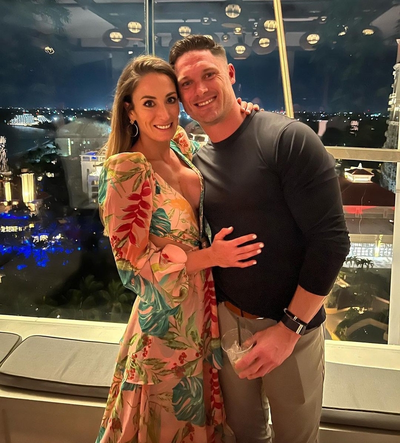 Ashley Boccio and Chris Hogan | Instagram/@chrishogan_15