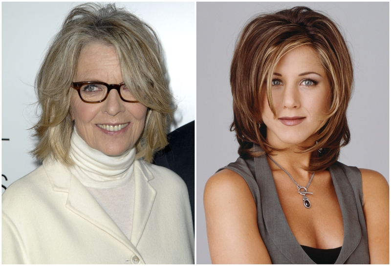 Diane Keaton o Rachel Greene | Shutterstock Editorial photo by Picture Perfect & MovieStillsDB Photo by daysfan20yrs/Copyright by The WB Television Network