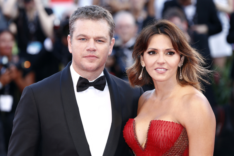 Matt Damon E Luciana Barroso | Andrea Raffin/Shutterstock