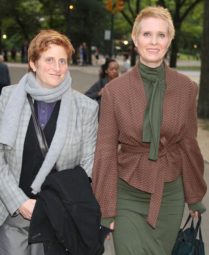 Cynthia Nixon E Christine Marinoni | Alamy Stock Photo by WENN Rights Ltd