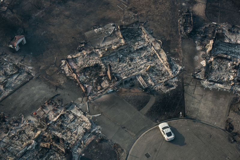 TUBBS FIRE, SANTA ROSA, CALIFÓRNIA | Getty Images Photo by George Rose