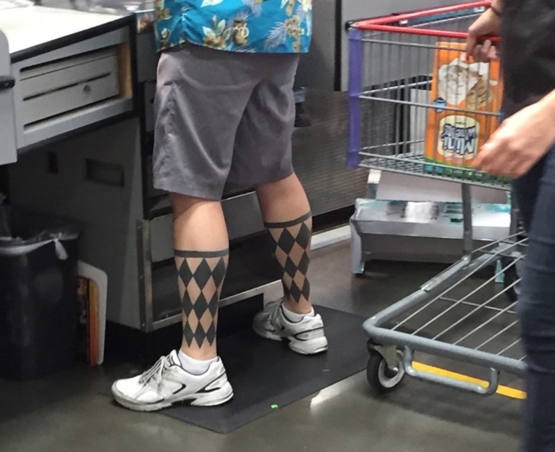 Meias Argyle | Imgur.com/i2YV1D6