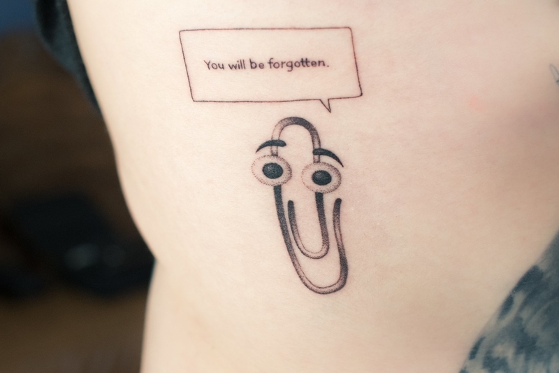  O Clippy, Sério? | Reddit.com/grungey_loser