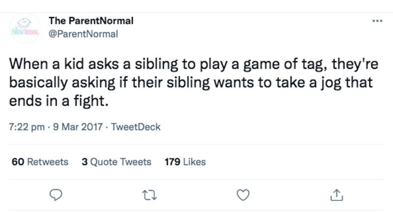 An Innocent Game of Tag | Twitter/@ParentNormal