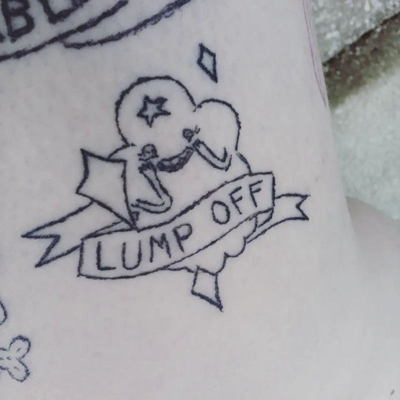 Lumps | Instagram/@brescrappydiytattoos