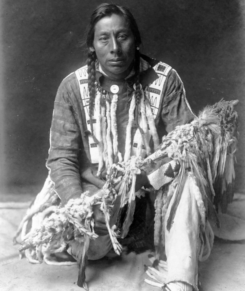 Piegan Medicine Pipe | Alamy Stock Photo by Edward Curtis 