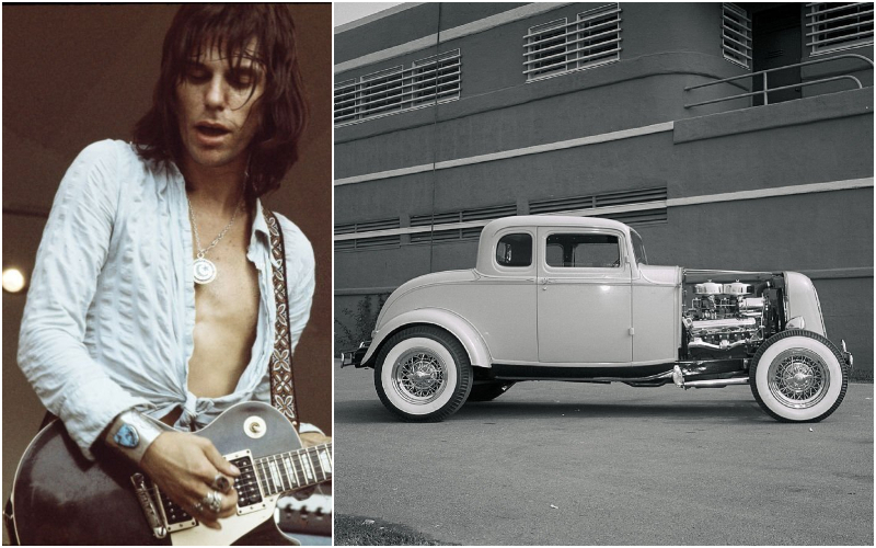 Jeff Beck — 1932 Ford Deuce Coupe | Getty Images Photo by Michael Putland & Eric Rickman/The Enthusiast Network