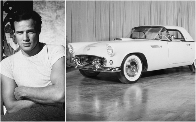 Marlon Brando — 1955 Ford Thunderbird | Getty Images Photo by John Kobal Foundation & Bettmann