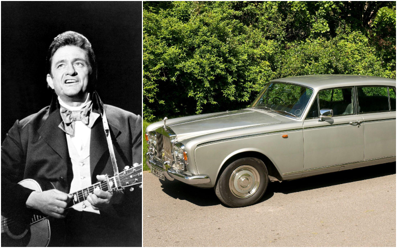 Johnny Cash — 1970 Rolls-Royce Shadow LWB | Alamy Stock Photo & Getty Images Photo by National Motor Museum/Heritage Images