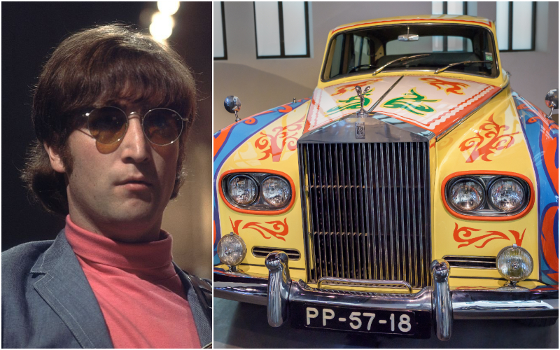 John Lennon — 1964 Rolls Royce Mulliner Park Ward Phantom V | Getty Images Photo by Hulton Archive & Shutterstock