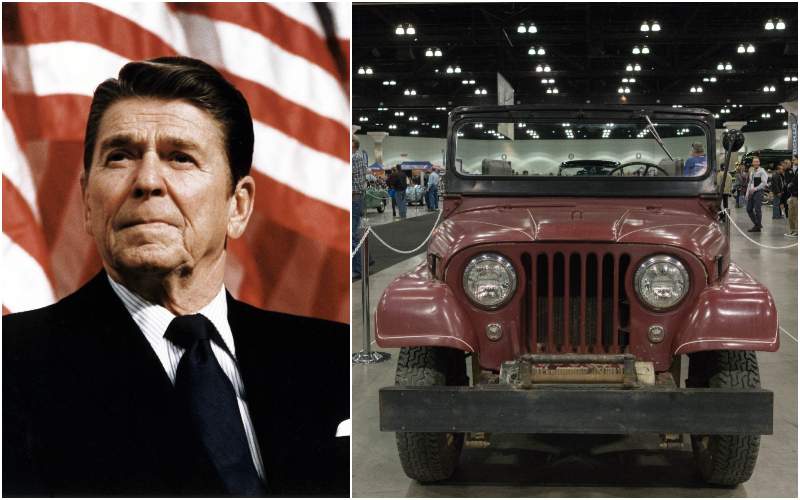 Ronald Reagan — Jeep CJ-6 | Getty Images Photo by Universal History Archive & Shutterstock