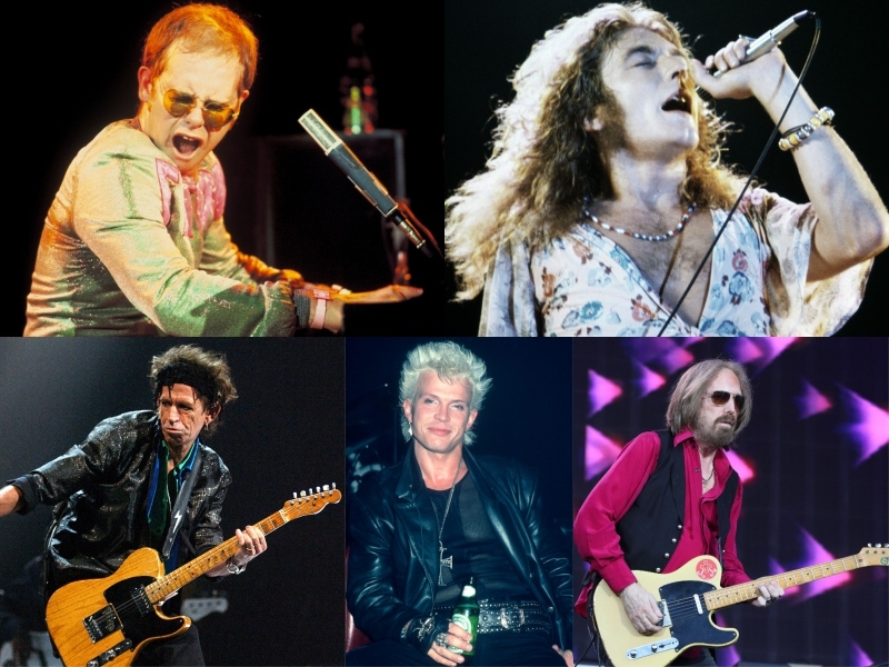 Tus dioses del rock favoritos a lo largo de los años | Alamy Stock Photo