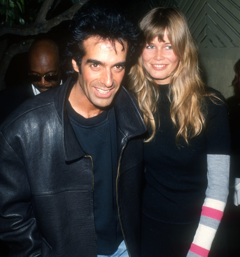 David Copperfield and Claudia Schiffer | Alamy Stock Photo