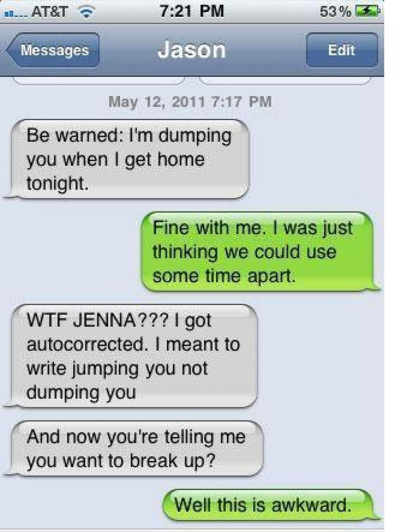 When Autocorrect Ruins Your Life | Imgur.com/qtLHm