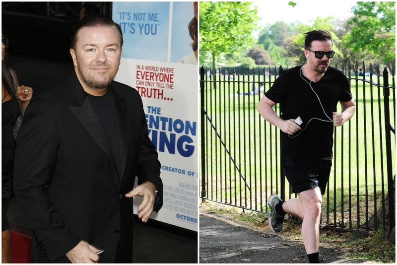 Ricky Gervais - 18 Kilo | Getty Images Photo by Jeffrey Mayer/WireImage & Alamy Stock Photo