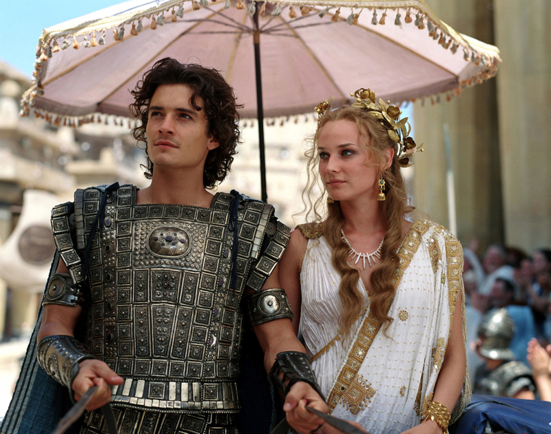 “Troya”: ¿paraguas en la antigua Troya? | Alamy Stock Photo