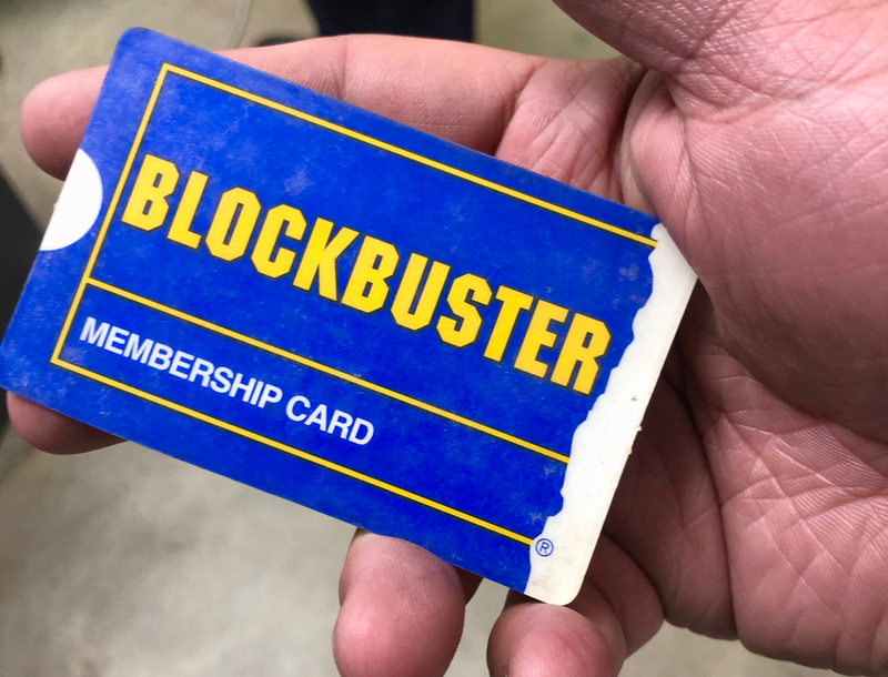 La tarjeta de Blockbuster | Johnnie Rik/Shutterstock