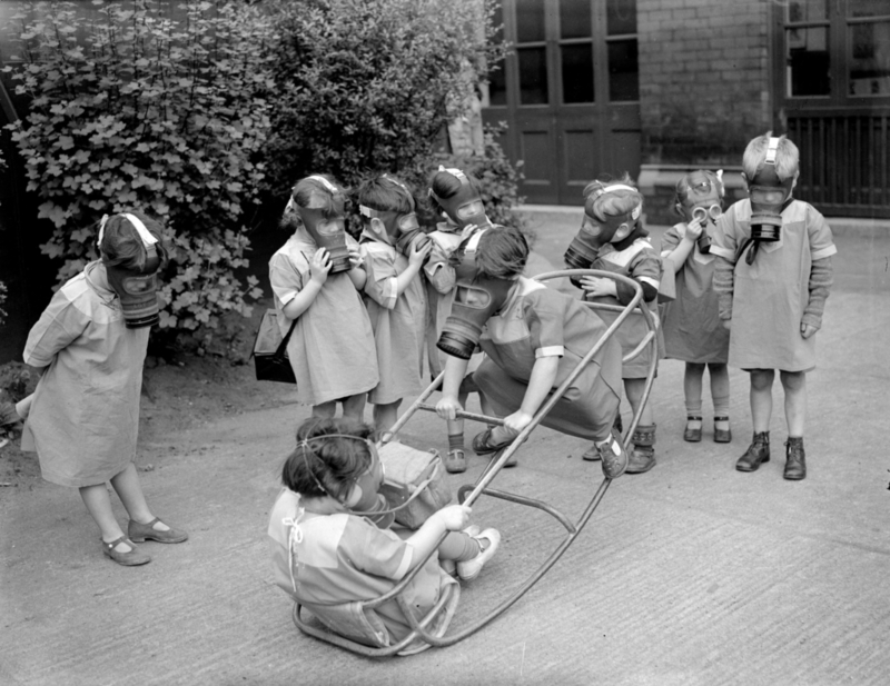 Eine Schule in Liverpool während des Krieges | Getty Images Photo by Fox Photos