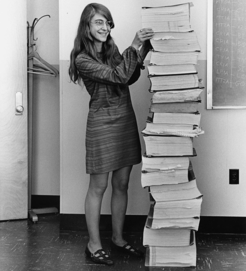 Margaret Hamilton und Software-Angebote für Apollo | Alamy Stock Photo by Archive PL