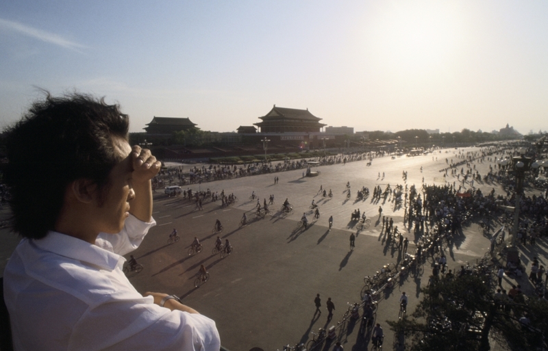 Tiananmen Square, 1989 | Getty Images Photo by Eric BOUVET/Gamma-Rapho