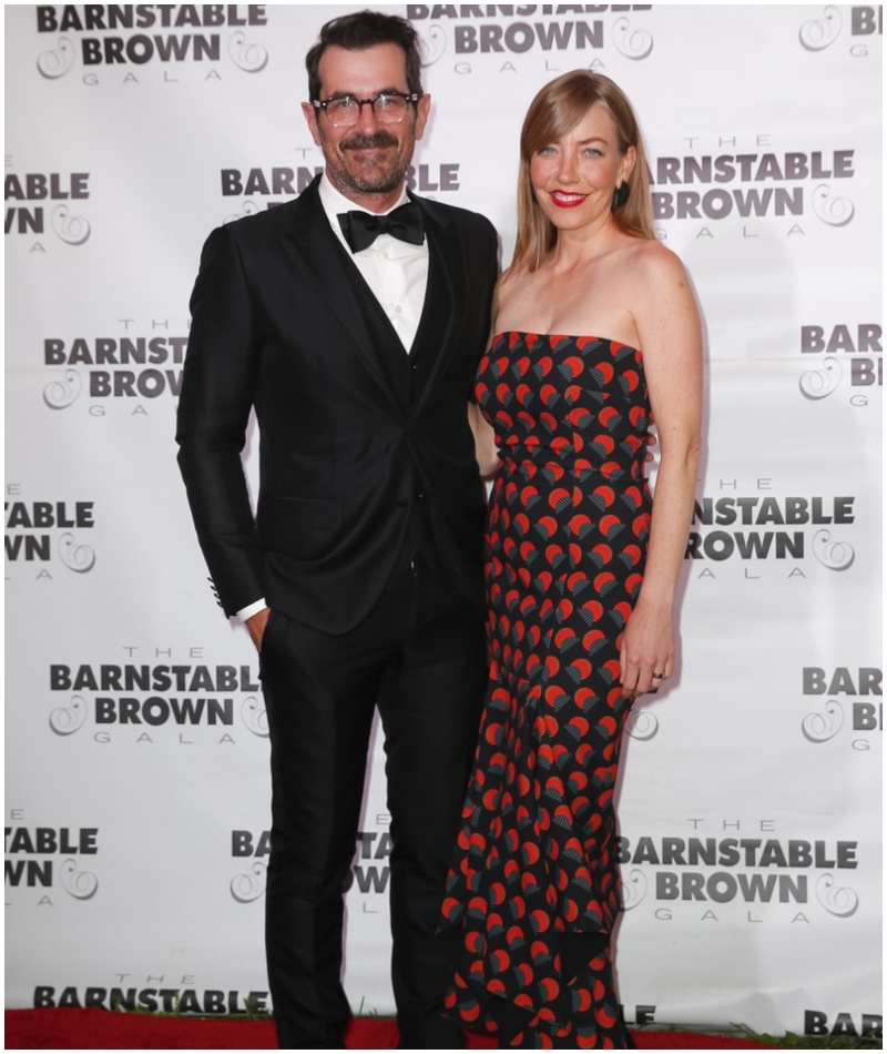 Ty Burrell y Holly Burrell (casados) | Getty Images Photo by Michael Hickey