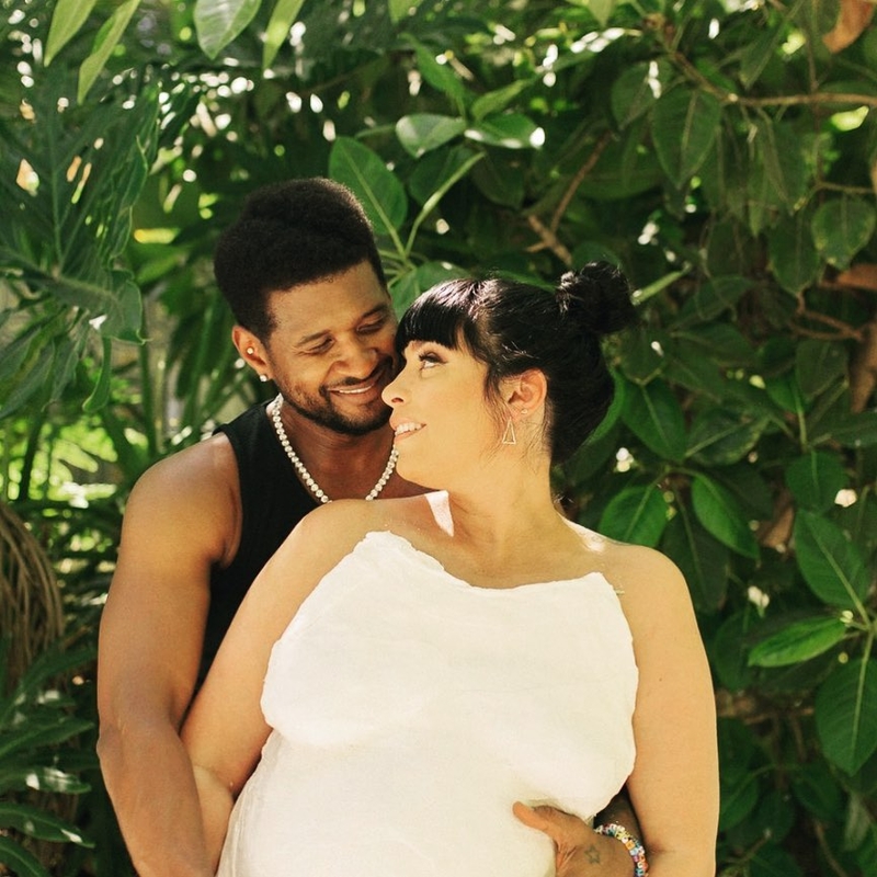 Usher and Jenn Goicoechea | Instagram/@usher