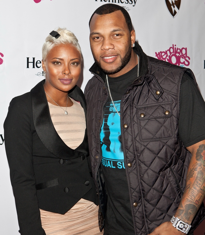 Flo Rida and Eva Marcille | Getty Images Photo by Chelsea Lauren/WireImage
