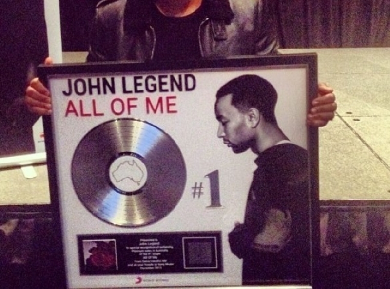 Ein Lied mit ihrem Namen darauf | Instagram/@johnlegend