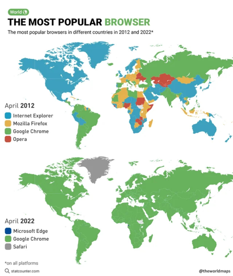 Google Is Taking Over the World | Reddit.com/theworldmaps