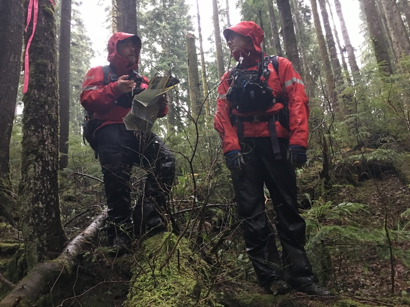 Reduzindo a Área de Busca | Twitter/@CoquitlamSAR