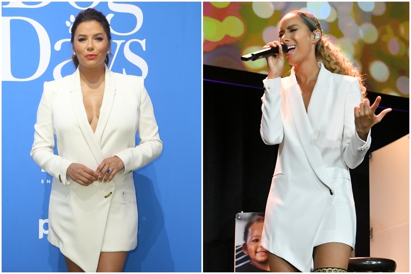 Eva Longoria Vs. Leona Lewis | Alamy Stock Photo by Faye Sadou/Media Punch Inc & Getty Images Photo by Mike Coppola