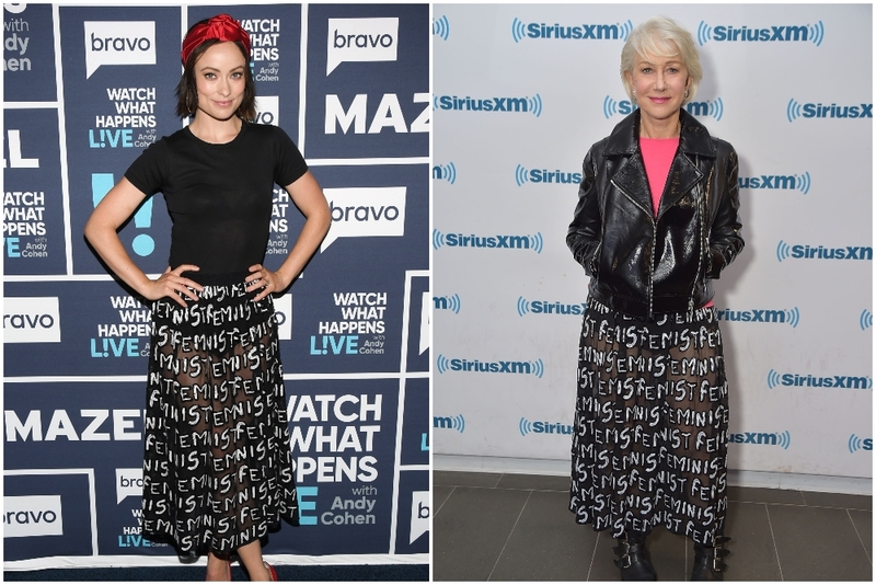 Olivia Wilde Vs. Helen Mirren | Getty Images Photo by Charles Sykes/Bravo/NBCU Photo Bank & Theo Wargo