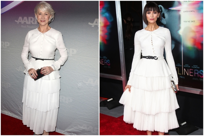 Helen Mirren Vs. Nina Dobrev | Alamy Stock Photo by Kay Blake/ZUMA Press, Inc. & Xavier Collin/Image Press Agency