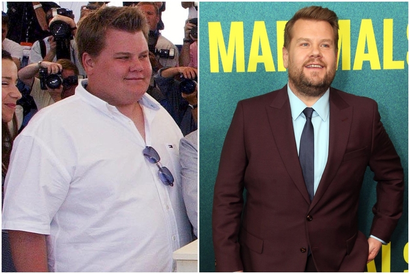 James Corden - 38 kilos | Getty Images Photo by Pool BENAINOUS/DUCLOS/Gamma-Rapho & Alamy Stock Photo