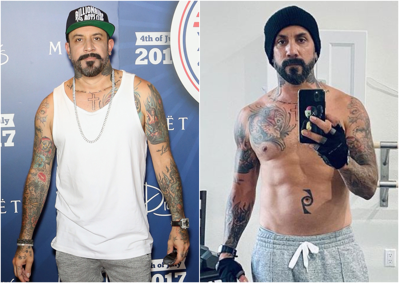 AJ McLean - 12 kilos | Getty Images Photo by Gabe Ginsberg & Instagram/@aj_mclean